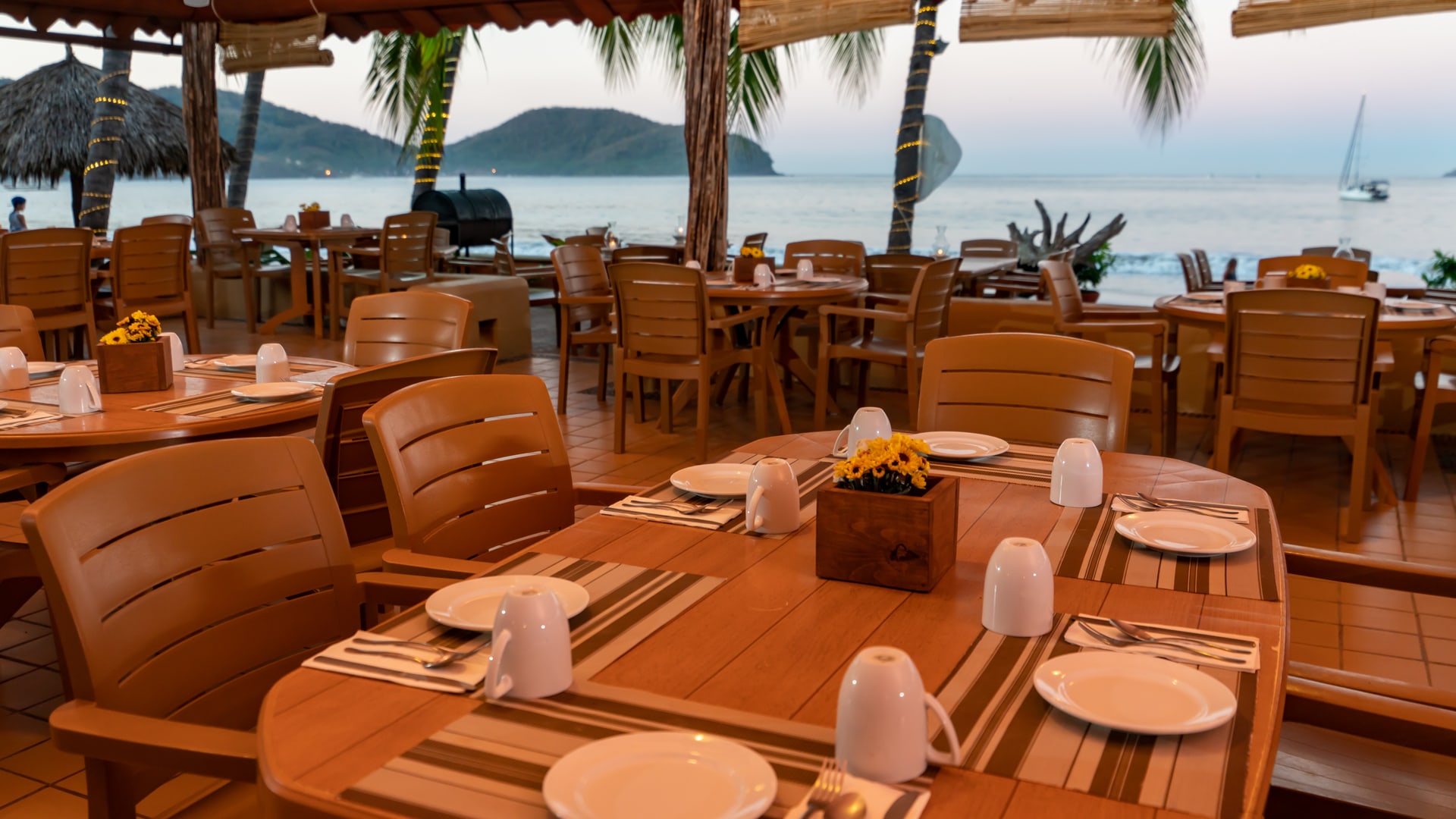 Restaurant frente al mar Villa Mexicana Zihuatanejo